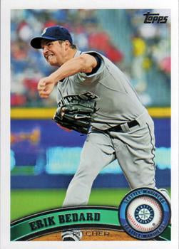 #532 Erik Bedard - Seattle Mariners - 2011 Topps Baseball