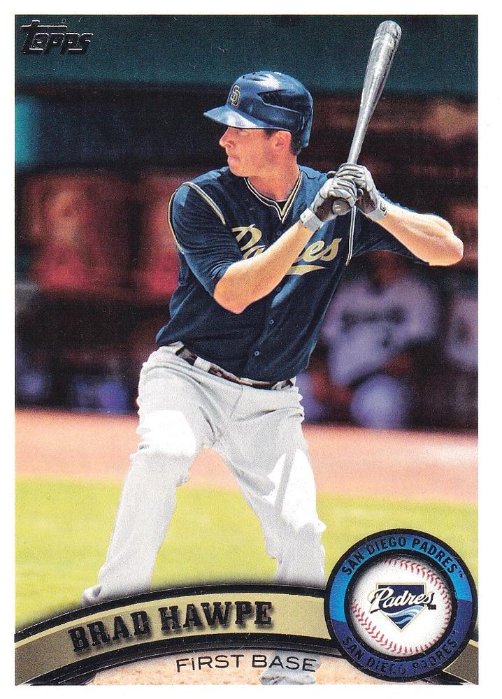 #572 Brad Hawpe - San Diego Padres - 2011 Topps Baseball