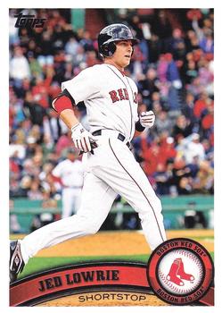 #576 Jed Lowrie - Boston Red Sox - 2011 Topps Baseball