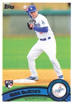 #602 Ivan DeJesus - Los Angeles Dodgers - 2011 Topps Baseball