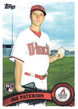 #604 Joe Paterson - Arizona Diamondbacks - 2011 Topps Baseball