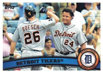 #612 Detroit Tigers - Detroit Tigers - 2011 Topps Baseball