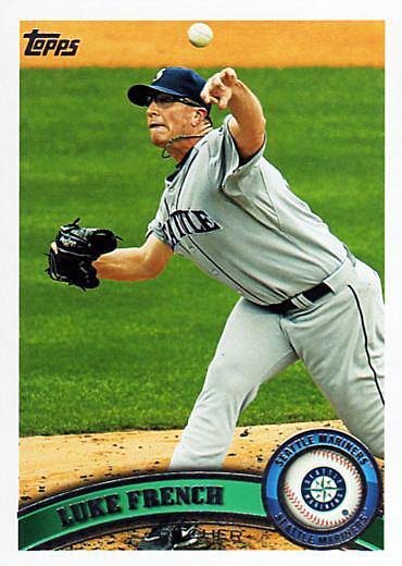 #624 Luke French - Seattle Mariners - 2011 Topps Baseball