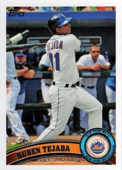 #625 Ruben Tejada - New York Mets - 2011 Topps Baseball