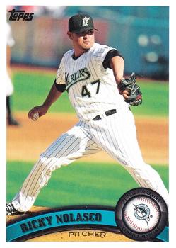 #637 Ricky Nolasco - Florida Marlins - 2011 Topps Baseball