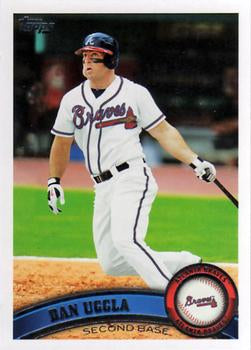 #640a Dan Uggla - Atlanta Braves - 2011 Topps Baseball