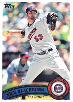 #657 Nick Blackburn - Minnesota Twins - 2011 Topps Baseball