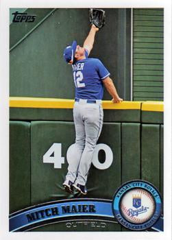 #658 Mitch Maier - Kansas City Royals - 2011 Topps Baseball