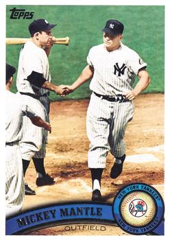 #450c Mickey Mantle - New York Yankees - 2011 Topps Baseball