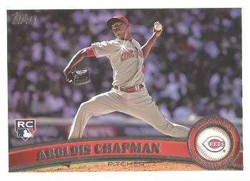 #110b Aroldis Chapman - Cincinnati Reds - 2011 Topps Baseball