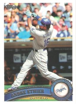 #240b Andre Ethier - Los Angeles Dodgers - 2011 Topps Baseball