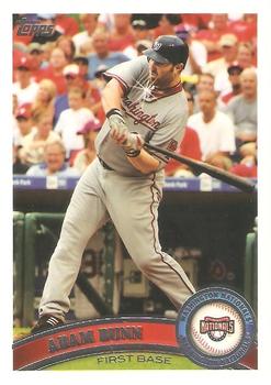 #271b Adam Dunn - Washington Nationals - 2011 Topps Baseball
