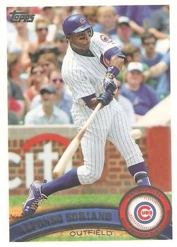 #356b Alfonso Soriano - Chicago Cubs - 2011 Topps Baseball