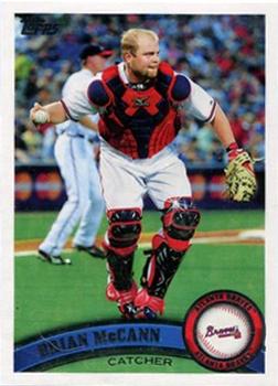 #415b Brian McCann - Atlanta Braves - 2011 Topps Baseball