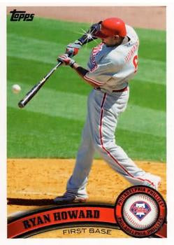 #420b Ryan Howard - Philadelphia Phillies - 2011 Topps Baseball