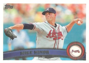 #478b Mike Minor - Atlanta Braves - 2011 Topps Baseball