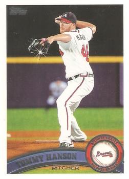 #505b Tommy Hanson - Atlanta Braves - 2011 Topps Baseball