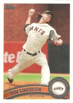 #590b Tim Lincecum - San Francisco Giants - 2011 Topps Baseball
