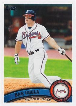 #640b Dan Uggla - Atlanta Braves - 2011 Topps Baseball