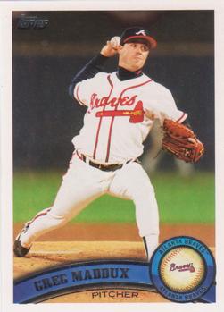 #505c Greg Maddux - Atlanta Braves - 2011 Topps Baseball