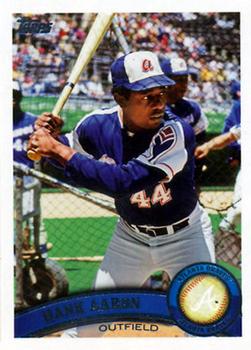 #510c Hank Aaron - Atlanta Braves - 2011 Topps Baseball