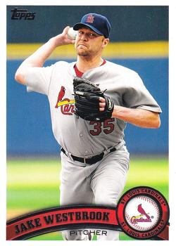 #2 Jake Westbrook - St. Louis Cardinals - 2011 Topps Baseball