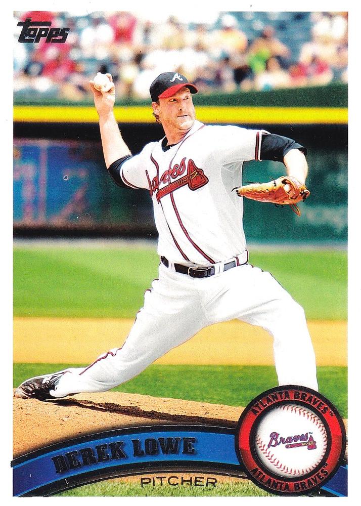 #19 Derek Lowe - Atlanta Braves - 2011 Topps Baseball