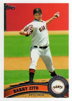 #22 Barry Zito - San Francisco Giants - 2011 Topps Baseball