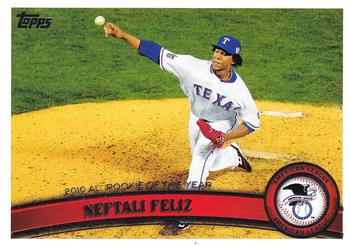 #26 Neftali Feliz - Texas Rangers - 2011 Topps Baseball