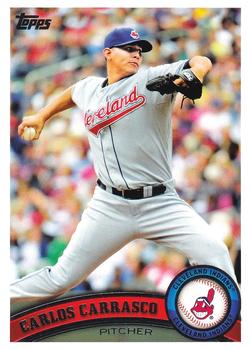 #28 Carlos Carrasco - Cleveland Indians - 2011 Topps Baseball