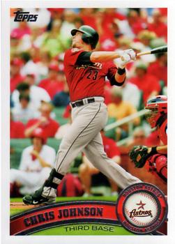 #32 Chris Johnson - Houston Astros - 2011 Topps Baseball