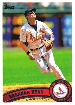 #43 Brendan Ryan - St. Louis Cardinals - 2011 Topps Baseball