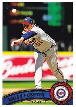 #54 Brian Fuentes - Minnesota Twins - 2011 Topps Baseball