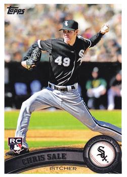 #65 Chris Sale - Chicago White Sox - 2011 Topps Baseball