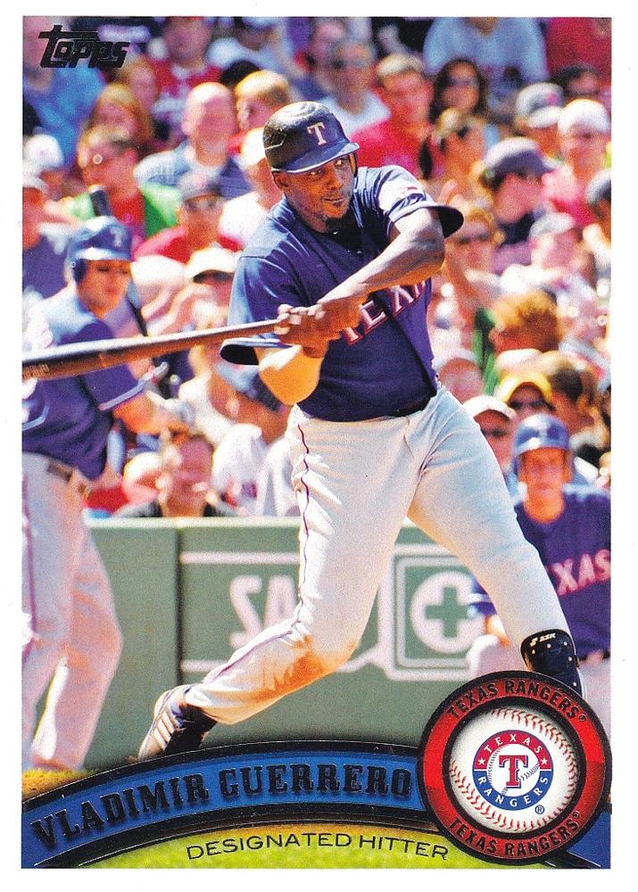 #67a Vladimir Guerrero - Texas Rangers - 2011 Topps Baseball
