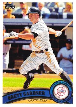 #69 Brett Gardner - New York Yankees - 2011 Topps Baseball