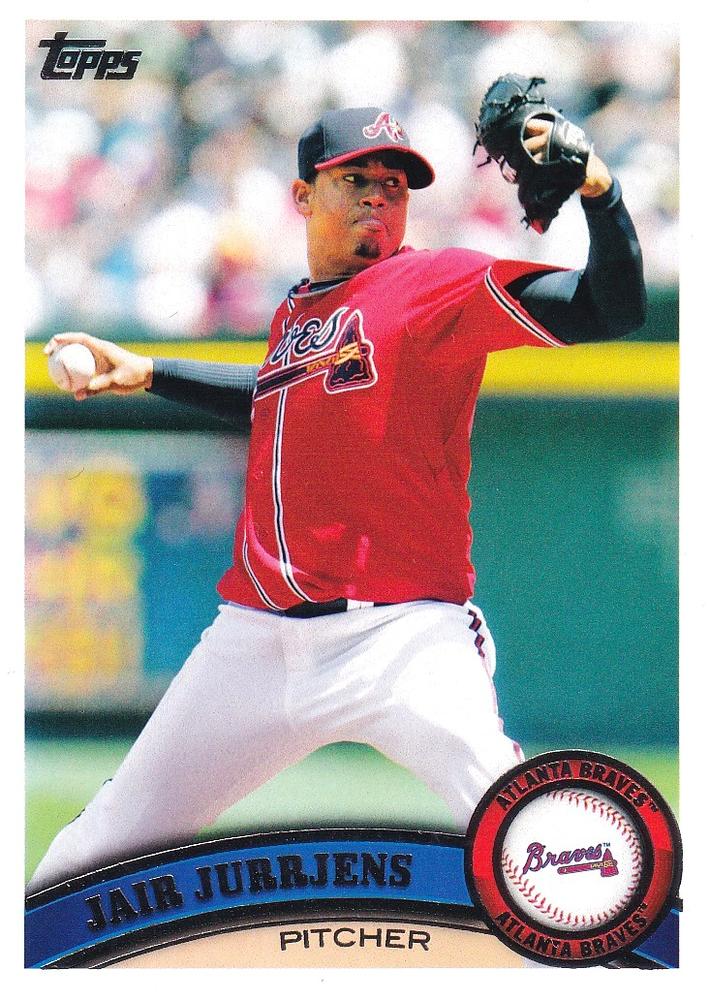 #72 Jair Jurrjens - Atlanta Braves - 2011 Topps Baseball
