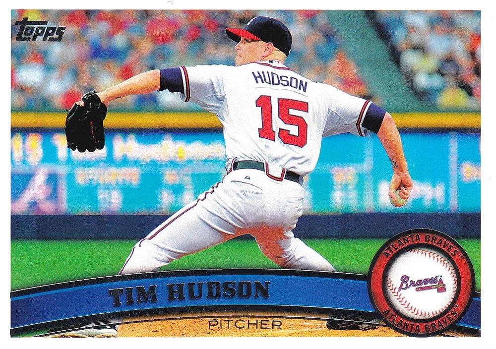 #77 Tim Hudson - Atlanta Braves - 2011 Topps Baseball