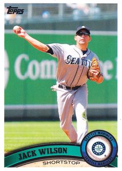 #85 Jack Wilson - Seattle Mariners - 2011 Topps Baseball