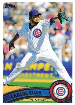 #86 Carlos Silva - Chicago Cubs - 2011 Topps Baseball