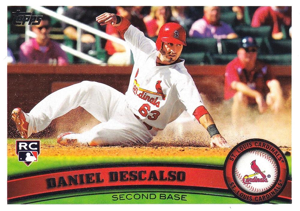 #87 Daniel Descalso - St. Louis Cardinals - 2011 Topps Baseball