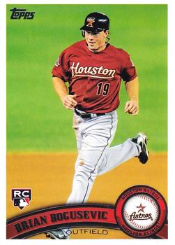 #88 Brian Bogusevic - Houston Astros - 2011 Topps Baseball