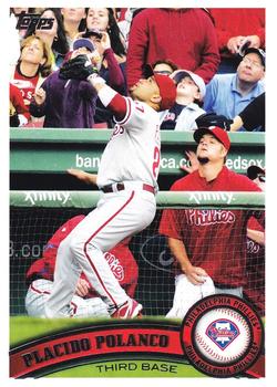 #89 Placido Polanco - Philadelphia Phillies - 2011 Topps Baseball