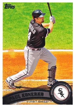 #93a Paul Konerko - Chicago White Sox - 2011 Topps Baseball