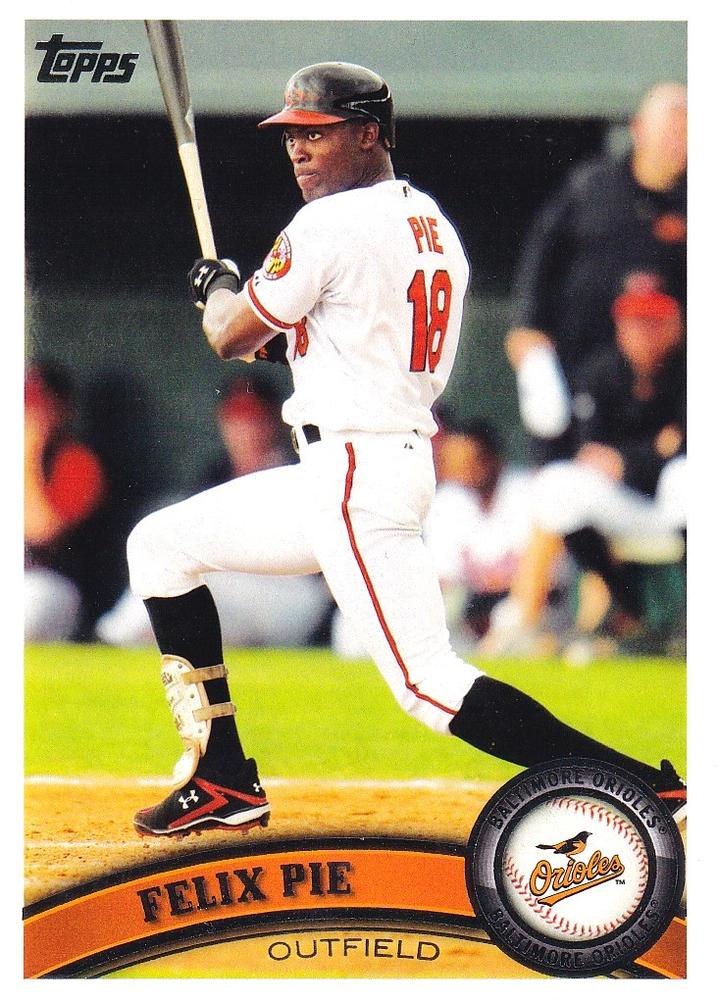 #106 Felix Pie - Baltimore Orioles - 2011 Topps Baseball
