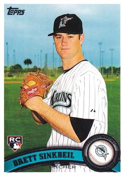 #117 Brett Sinkbeil - Florida Marlins - 2011 Topps Baseball