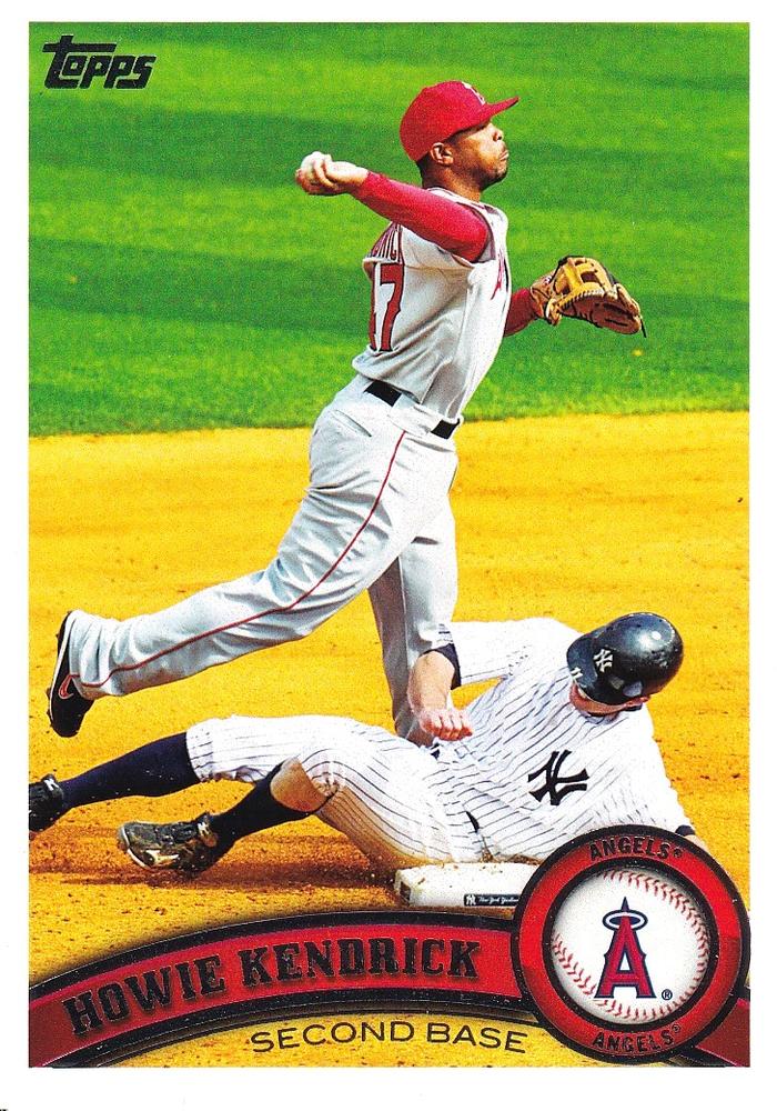 #118 Howie Kendrick - Los Angeles Angels - 2011 Topps Baseball