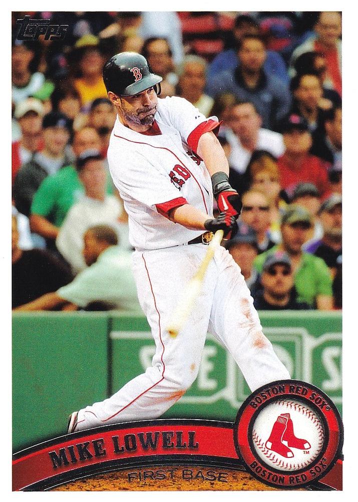 #123 Mike Lowell - Boston Red Sox - 2011 Topps Baseball