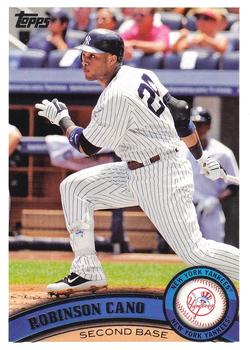 #130 Robinson Cano - New York Yankees - 2011 Topps Baseball