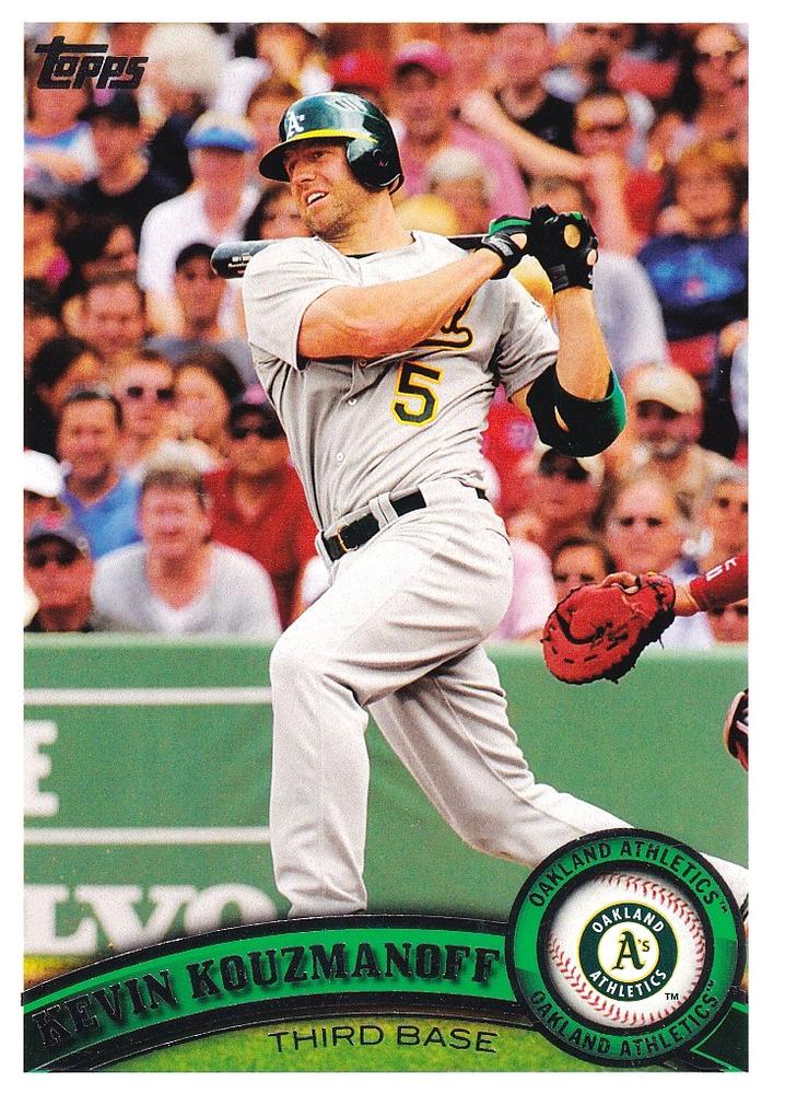 #131 Kevin Kouzmanoff - Oakland Athletics - 2011 Topps Baseball
